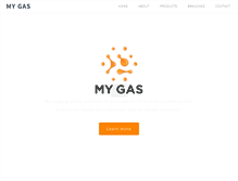 Tablet Screenshot of mygas.co.za